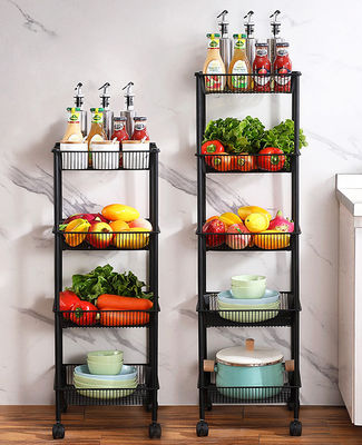 Stainless Steel Freestanding Kitchen Rack Multi Layer Removable For Vegetable Fruit