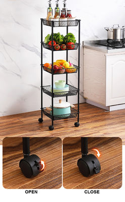 Stainless Steel Freestanding Kitchen Rack Multi Layer Removable For Vegetable Fruit