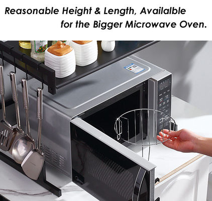Stainless Steel Countertop Kitchen Rack , Microwave Oven Shelf Rack OEM ODM