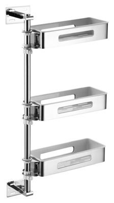 SUS304 Wall Mounted Spice Rack , Multi Layer Rotating Kitchen Shelf OEM