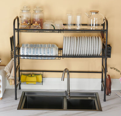 ODM Stainless Steel Over The Sink Drying Rack 85cm Width 800mm Height