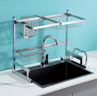 Bowl Chopsticks Over The Sink Drying Rack With Polishing Finish 650mm Width