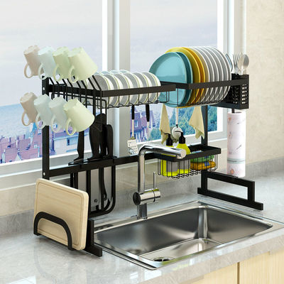 Stainless Steel Kitchen Over The Sink Drying Rack 650x320x520mm Size