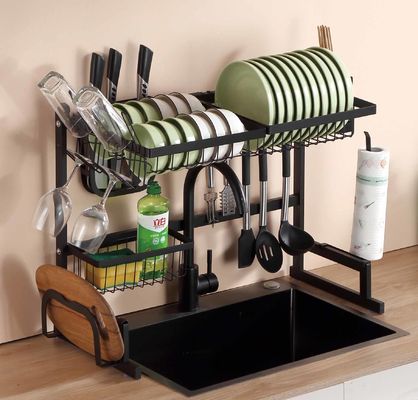 Stainless Steel Kitchen Over The Sink Drying Rack 650x320x520mm Size