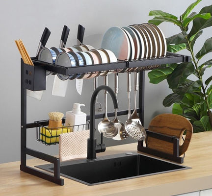 Baking Paint Stainless Steel Over The Sink Drying Rack 650x320x515mm Specification