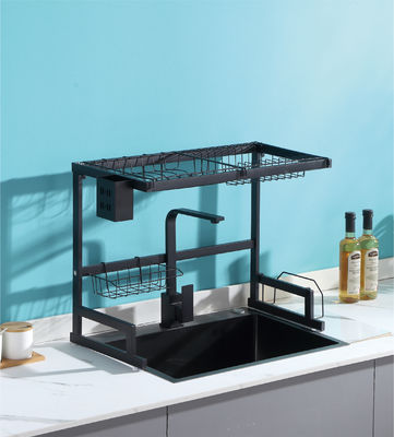 Baking Paint Stainless Steel Over The Sink Drying Rack 650x320x515mm Specification