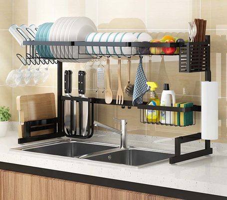 20inch height adjustable over sink dish rack , drying rack dishes over sink 12inch width