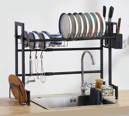 Retractable Over The Sink Adjustable Dish Rack 96x30x56cm Specification