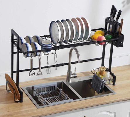 Retractable Over The Sink Adjustable Dish Rack 96x30x56cm Specification
