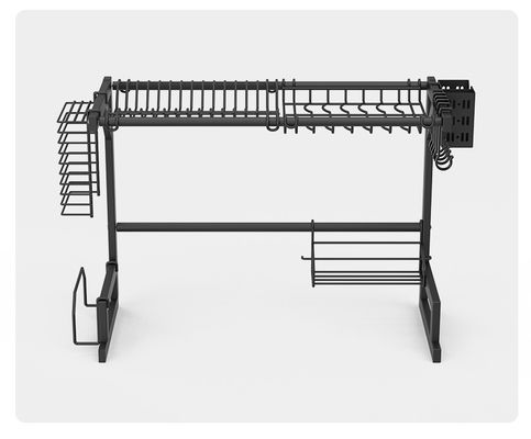 JM 33Inch Stainless Steel Dish Rack Over Sink Antirust For Kitchen