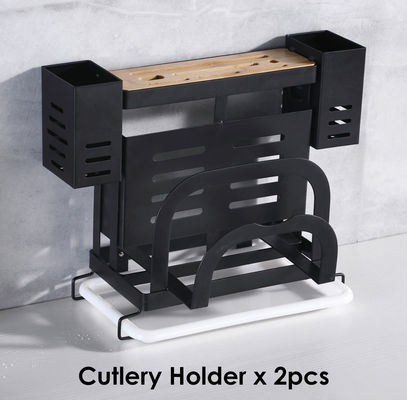 All In One Countertop Kitchen Rack Stainless Steel 10inch Height 13inch Length OEM