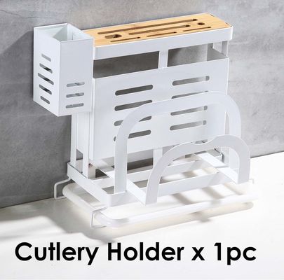 Fireproof Kitchen Countertop Shelf Rack , Pot Cover Holder 13x6x10inch Specification