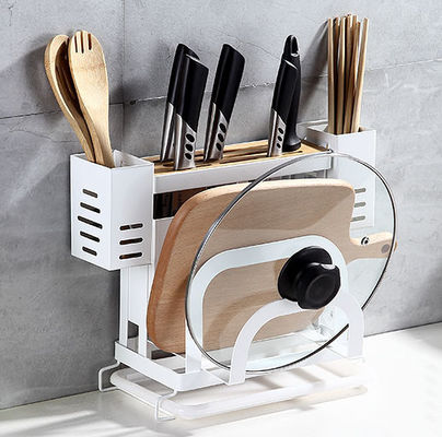 Fireproof Kitchen Countertop Shelf Rack , Pot Cover Holder 13x6x10inch Specification