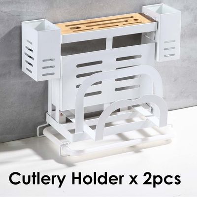 Fireproof Kitchen Countertop Shelf Rack , Pot Cover Holder 13x6x10inch Specification