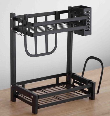 2 Layers Countertop Kitchen Rack For Condiment 15inch Height  7inch Width
