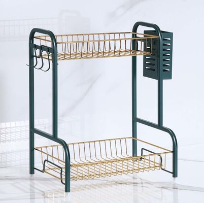 Two Tier Countertop Kitchen Rack 365x220x400mm Specification Foe Spice Condiment