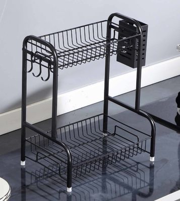 15inch Height Countertop Kitchen Rack 2 Layer 8inch Width Multifunctional