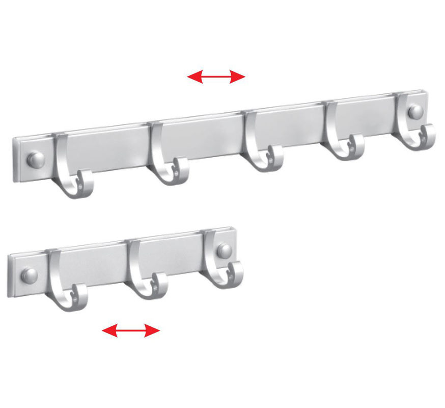 Aluminium Oxidation Finish Stainless Steel Robe Hooks For Coat Jacket Backpack