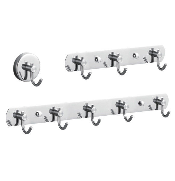 Heavy Duty Stainless Steel Robe Hooks Waterproof Anti Rust for Bathroom