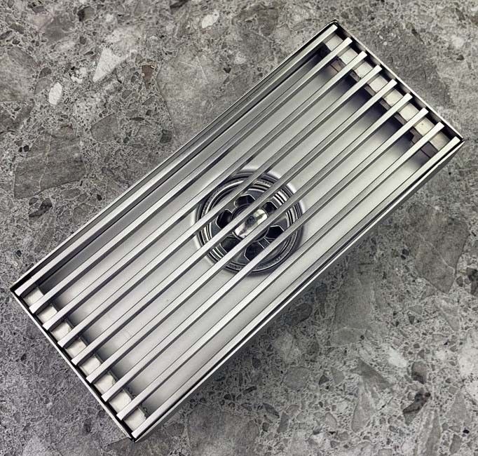 Linear Shower Floor Drain SUS304 Stainless Steel Material Corrosion Resistant
