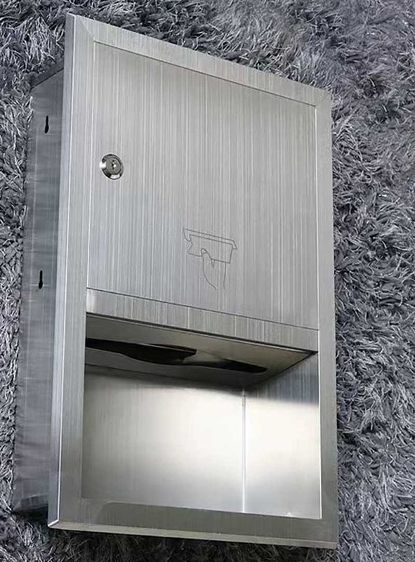 Wall Mounted Stainless Steel Toilet Paper Dispenser For Restroom Office OEM ODM