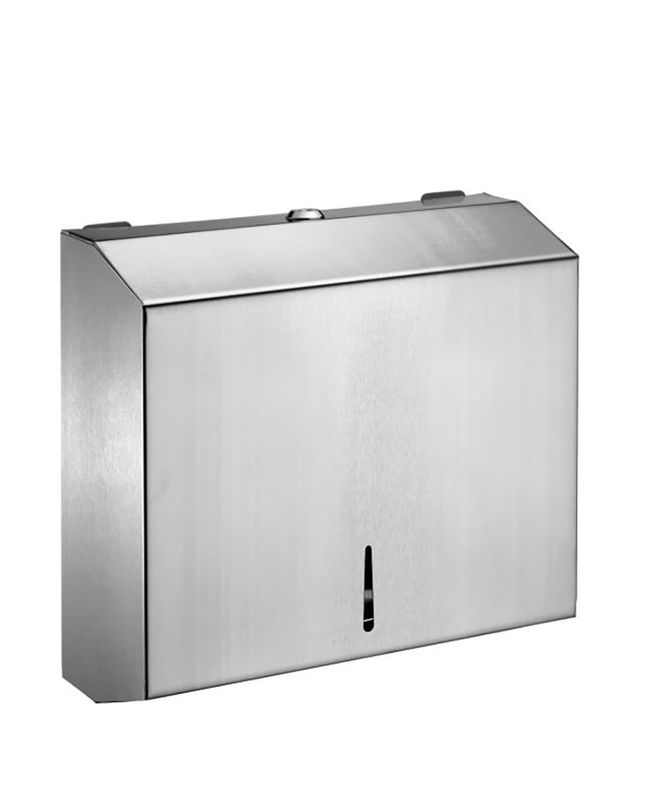 Wall Mounted Commercial Bathroom Hand Towel Dispenser Stainless Steel 304 Material