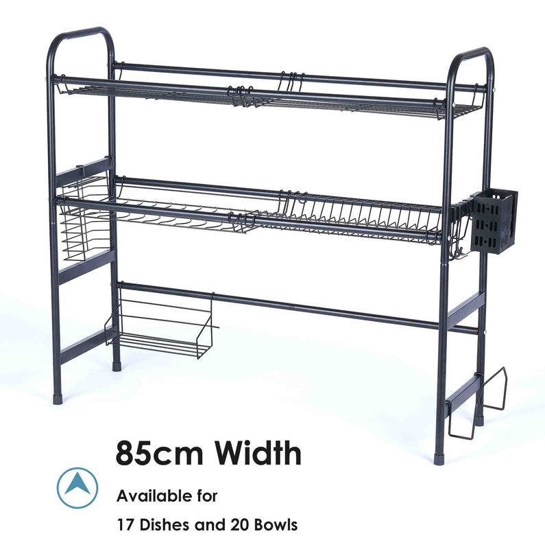 ODM Stainless Steel Over The Sink Drying Rack 85cm Width 800mm Height